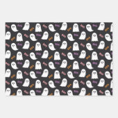 Halloween Wrapping Paper Sheets Set 3 Geschenkpapier Set (Vorderseite)