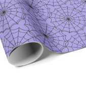 Halloween Wrapping Paper-Spider Webs Geschenkpapier (Rolleneckpunkt)