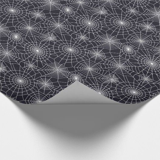 Halloween Wrapping Paper-Spider Webs Geschenkpapier (Ecke)