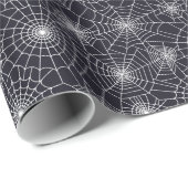 Halloween Wrapping Paper-Spider Webs Geschenkpapier (Rolleneckpunkt)