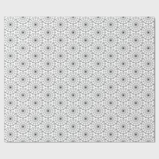 Halloween Wrapping Paper-Spider-Webs Geschenkpapier (Flach)