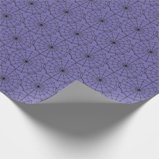 Halloween Wrapping Paper-Spider Webs Geschenkpapier (Ecke)