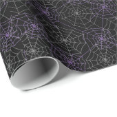 Halloween Wrapping Paper-Spider Webs Geschenkpapier (Rolleneckpunkt)