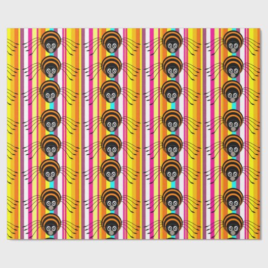 Halloween Wrapping Paper, Spinne Geschenkpapier (Flach)