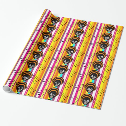 Halloween Wrapping Paper, Spinne Geschenkpapier (Ungerollt)