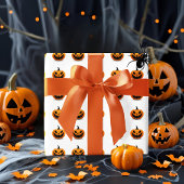 Halloween Wrapping Paper Spooky Jack-O’ Lantern Geschenkpapier