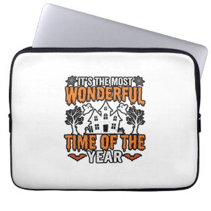 Halloween Wundervolle Zeit Des Jahres Vintage-Shir Laptopschutzhülle