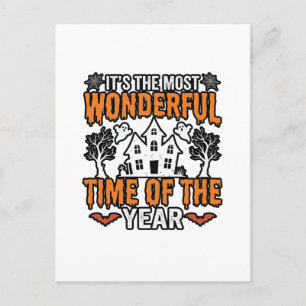 Halloween Wundervolle Zeit Des Jahres Vintage-Shir Postkarte