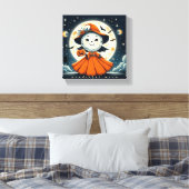 halloween wundervoller Mond Leinwanddruck (Insitu (Schlafzimmer))