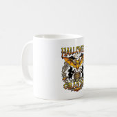 Halloween-Wünsche Opa Fledermaus Hexen Kessel_1 Kaffeetasse (Vorderseite Links)