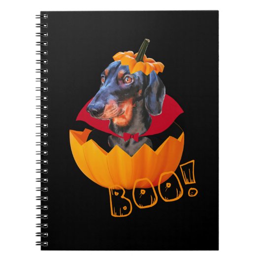 Halloween-Wurstkürbis Notizblock (Vorderseite)