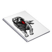 Halloween Yawn Notes Notizblock (Rechte Seite)