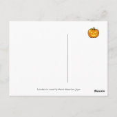 Halloween Yellow Labrador Mummy Postcard Postkarte (Rückseite)