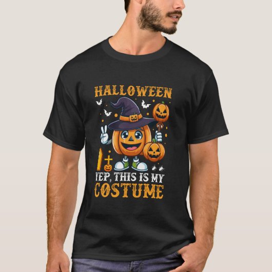 Halloween Yep Das ist mein Kostüm T-Shirt (Vorderseite)