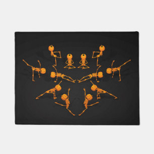 Halloween-Yoga-Klasse Fußmatte