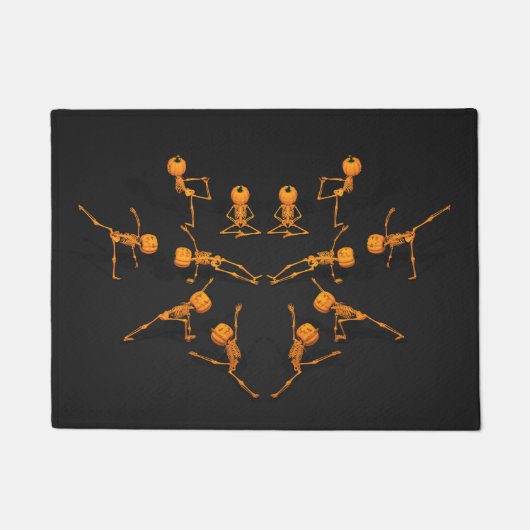 Halloween-Yoga-Klasse Fußmatte (Vorderseite)