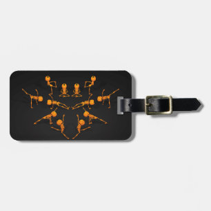 Halloween-Yoga-Klasse Gepäckanhänger