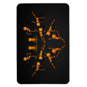Halloween-Yoga-Klasse Magnet (Vertikal)