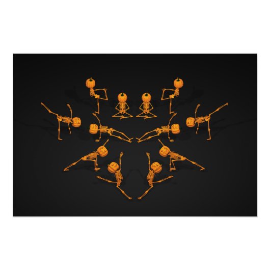 Halloween-Yoga-Klasse Poster (Vorderseite)