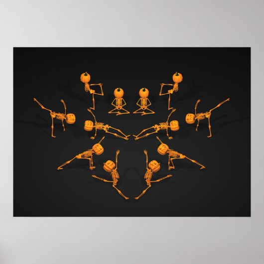 Halloween-Yoga-Klasse Poster (Vorne)