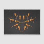 Halloween-Yoga-Klasse Seidenpapier (Vorderseite)