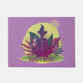 Halloween Yoga Namaste Hexen Fußmatte (Vorderseite)