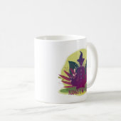 Halloween Yoga Namaste Hexen Kaffeetasse (VorderseiteRechts)