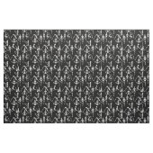 Halloween yoga skeletts schwarz stoff (Fat Quarter (45,7 x 55,9 cm))