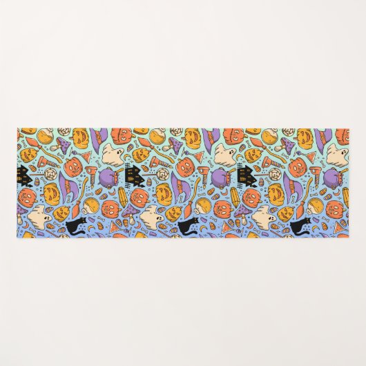 Halloween Yogamatte (Vorderseite (Horizontal))