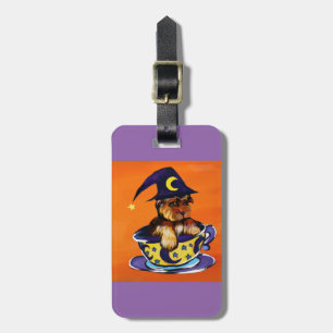 Halloween Yorkie Poo Gepäckanhänger