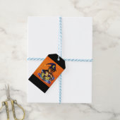 Halloween Yorkie Poo Geschenkanhänger (Mit Garn)