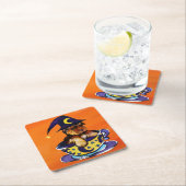 Halloween Yorkie Poo Rechteckiger Pappuntersetzer (Vor Ort)