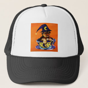 Halloween Yorkie Poo Truckerkappe