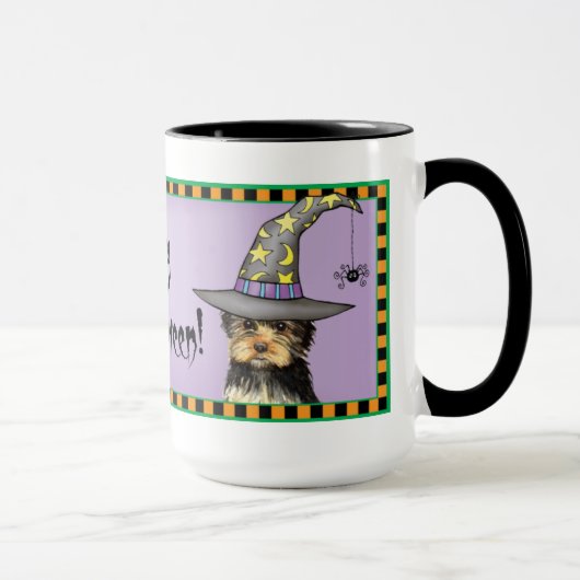 Halloween Yorkie Tasse (Rechts)