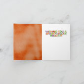 Halloween - Yorkie - Vinnie Karte (Innenseite)