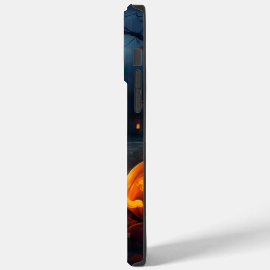 Halloween Yorkipoo mit Pumpkins Beängstigend Case-Mate iPhone Hülle (Rückseite / Links)