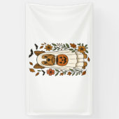 Halloween Yorkshire Terrier Blume Halloween Banner (Vertikal)