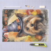 Halloween Yorkshire Terrier Dog Seidenpapier (Handwerk)
