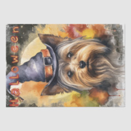 Halloween Yorkshire Terrier Dog Seidenpapier