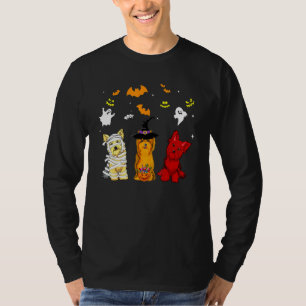 Halloween Yorkshire Terrier Dogs Mummy Hexendemon T-Shirt