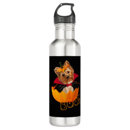 Halloween Yorkshire Terrier-Hundekürbis Edelstahlflasche