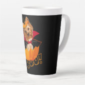 Halloween Yorkshire Terrier-Hundekürbis Milchtasse (Rechte Ecke)
