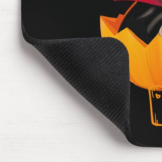 Halloween Yorkshire Terrier Kürbis Mousepad (Ecke)