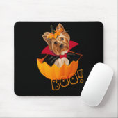 Halloween Yorkshire Terrier Kürbis Mousepad (Mit Mouse)
