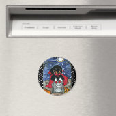 Halloween Zählung Dachshund Magnet (In Situ (Geschirrspüler))
