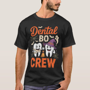 Halloween-Zahnarzt-Boo-Crew-Freund T-Shirt