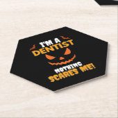 Halloween-Zahnarzt Untersetzer (angewinkelt)