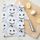 Halloween-Zahnheilkunde Geschirrtuch (Viertel Falte)
