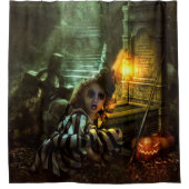 Halloween-Zauber Duschvorhang (Vorderseite)