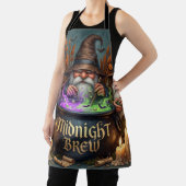 Halloween-Zauberer-Gnome-Mitternachts-Bräu-Kessel Schürze (InSitu)
